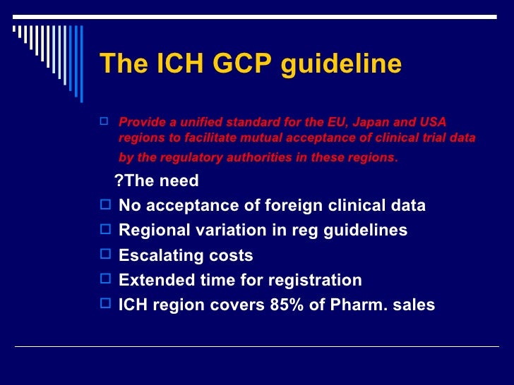 Ich Gcp Guidelines Pdf